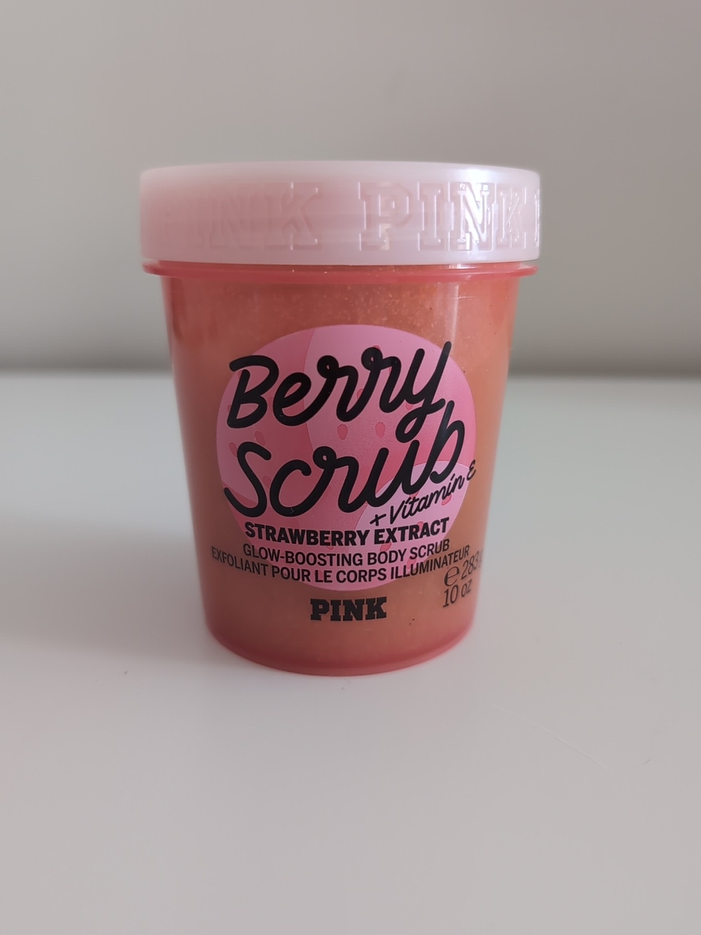 Victoria's Secret Pink Berry Body Scrub Superfruit Shower Exfoliating 10 Oz New
